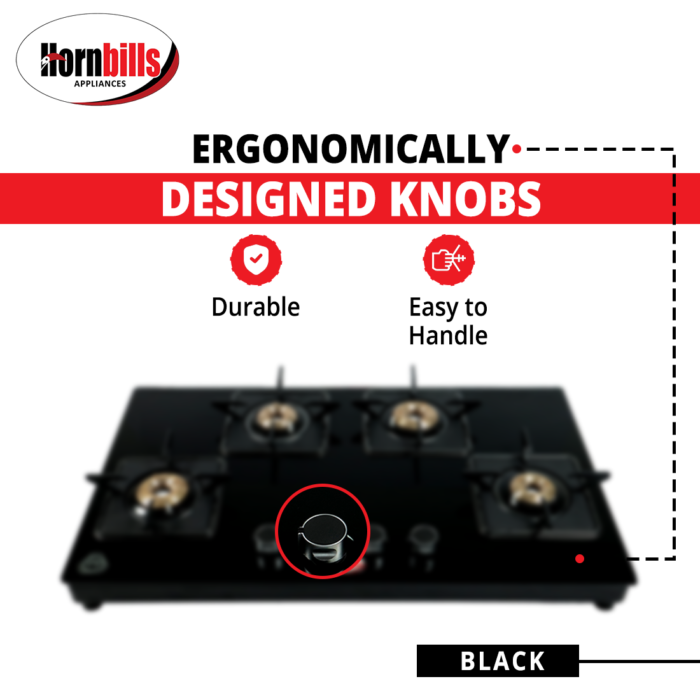 Hornbills Elite09 4B HOB Design with Sq. Pan Support (Automatic) - Image 2